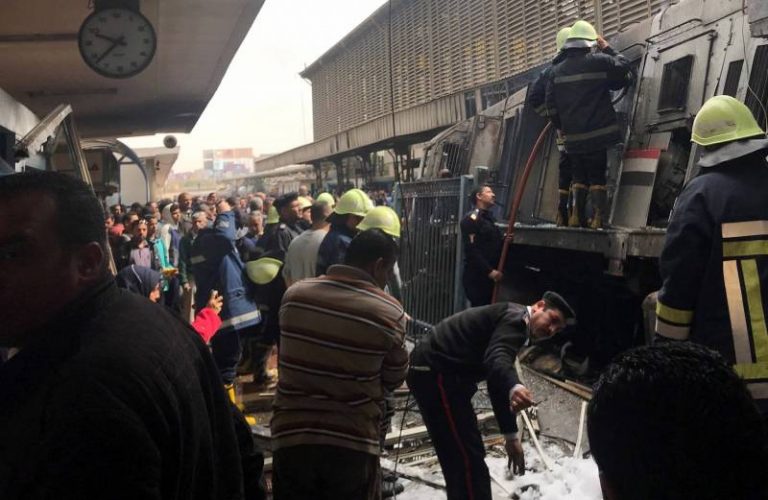 Egypte: au moins 20 morts dans l&rsquo;accident en gare du Caire (nouveau bilan)