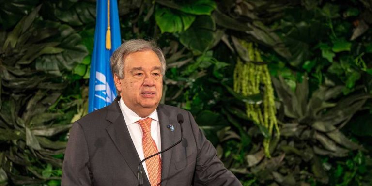 Climat: le patron de l&rsquo;ONU juge que le monde n&rsquo;est « pas en bonne voie »