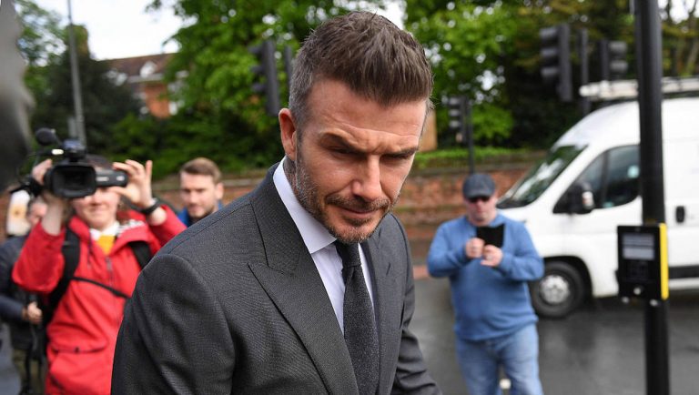 Téléphone au volant : Beckham condamné à six mois de suspension de permis