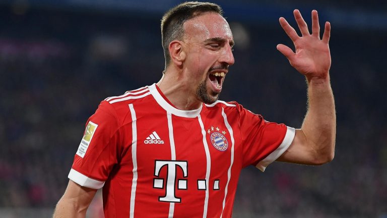 Allemagne: Ribéry à un match du record absolu de titres en Bundesliga
