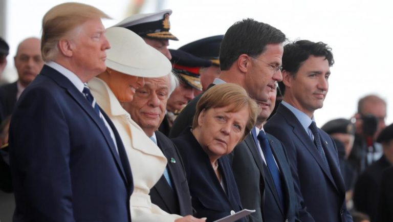 Macron, Trump, Trudeau, May célèbrent le 75e anniversaire du D-Day sur les plages de Normandie