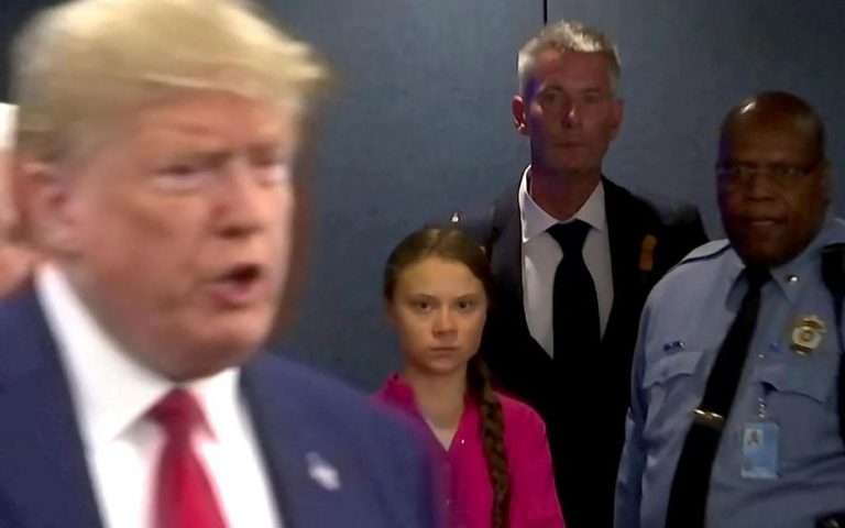 Trump conseille à Greta Thunberg de se « détendre » et d&rsquo;aller au cinéma